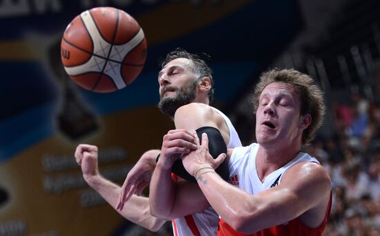 Баскетбол. Мужчины. Товарищеский матч Россия - Грузия