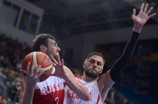 Баскетбол. Мужчины. Товарищеский матч Россия - Грузия
