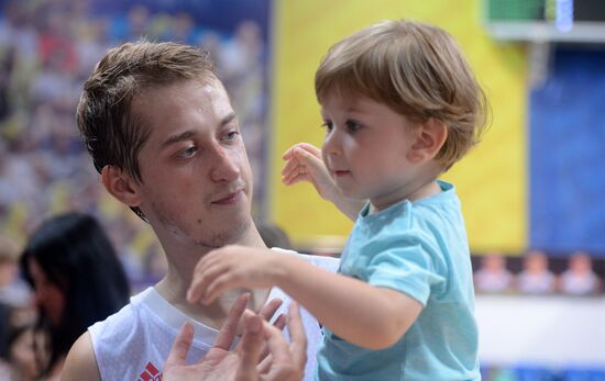 Баскетбол. Мужчины. Товарищеский матч Россия - Грузия