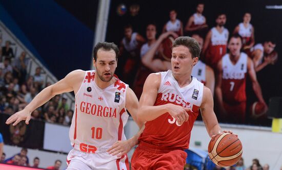 Баскетбол. Мужчины. Товарищеский матч Россия - Грузия