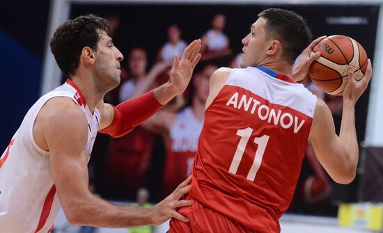 Баскетбол. Мужчины. Товарищеский матч Россия - Грузия
