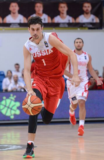Баскетбол. Мужчины. Товарищеский матч Россия - Грузия