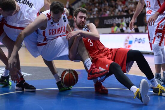 Баскетбол. Мужчины. Товарищеский матч Россия - Грузия