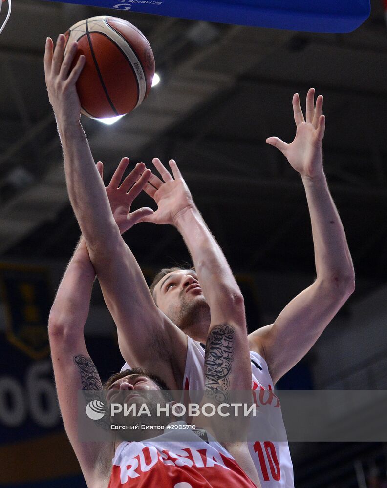 Баскетбол. Мужчины. Товарищеский матч Россия - Грузия