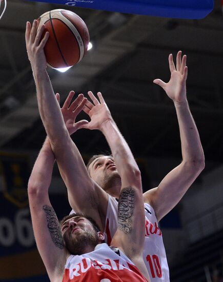 Баскетбол. Мужчины. Товарищеский матч Россия - Грузия