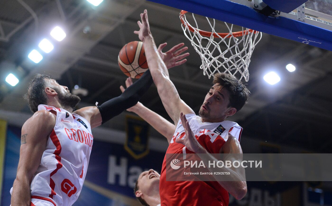Баскетбол. Мужчины. Товарищеский матч Россия - Грузия