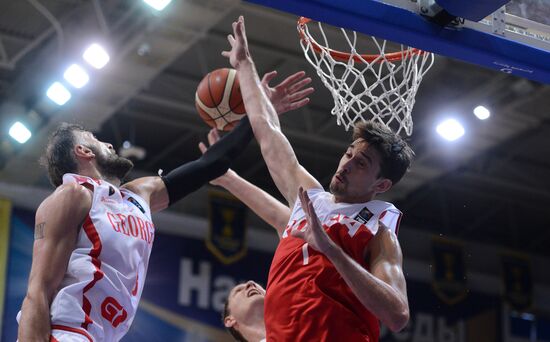 Баскетбол. Мужчины. Товарищеский матч Россия - Грузия