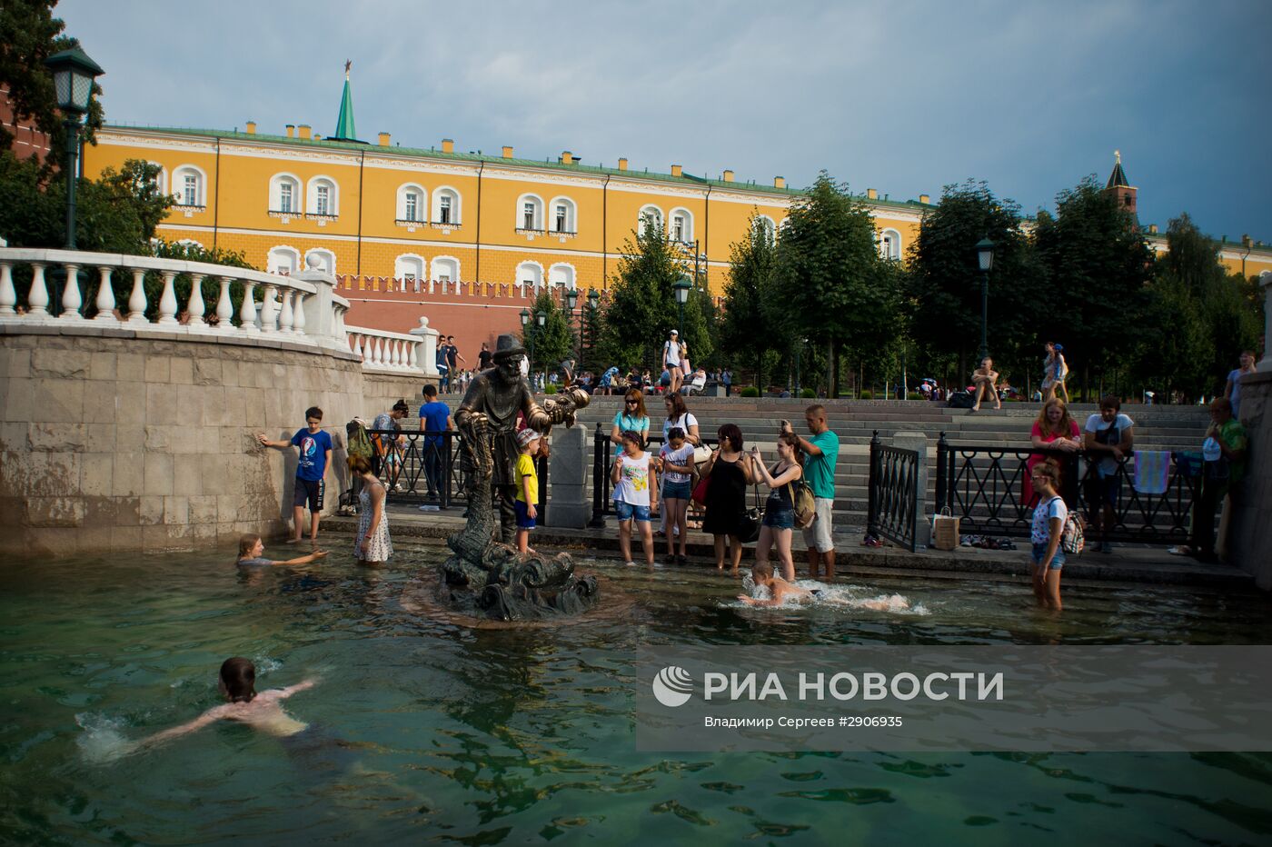 Жара в Москве