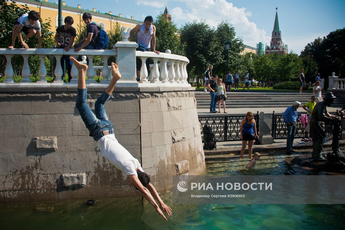 Жара в Москве