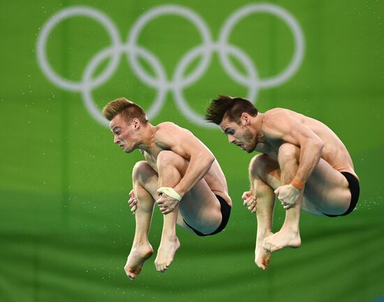 Олимпиада 2016. Синхронные прыжки в воду. Мужчины. Вышка 10 м