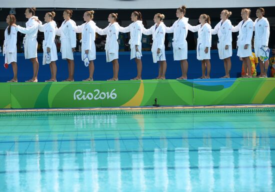 Олимпиада 2016. Водное поло. Женщины. Матч Россия - Австралия