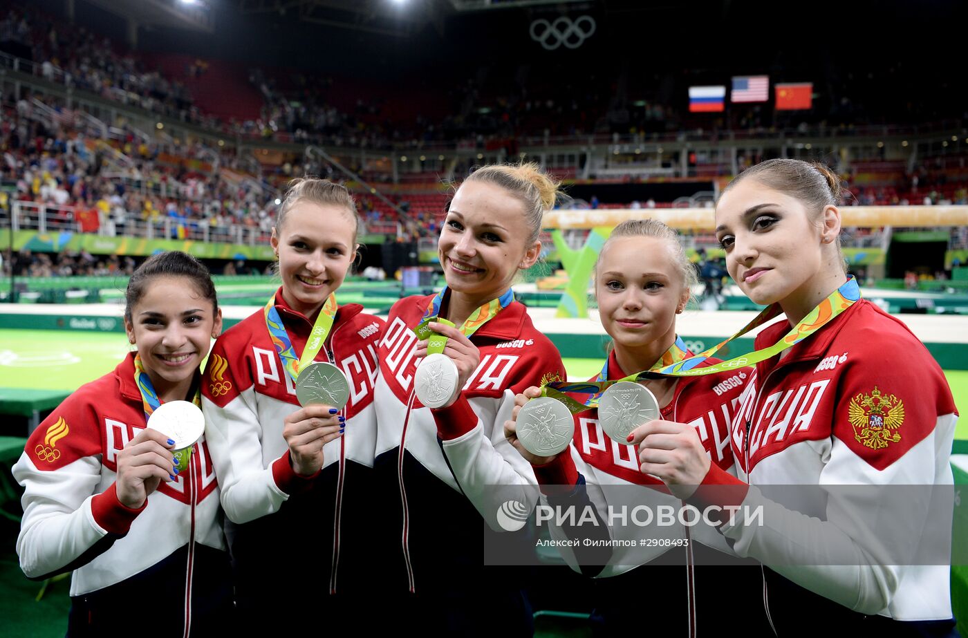 Олимпиада 2016. Спортивная гимнастика. Женщины. Командное многоборье