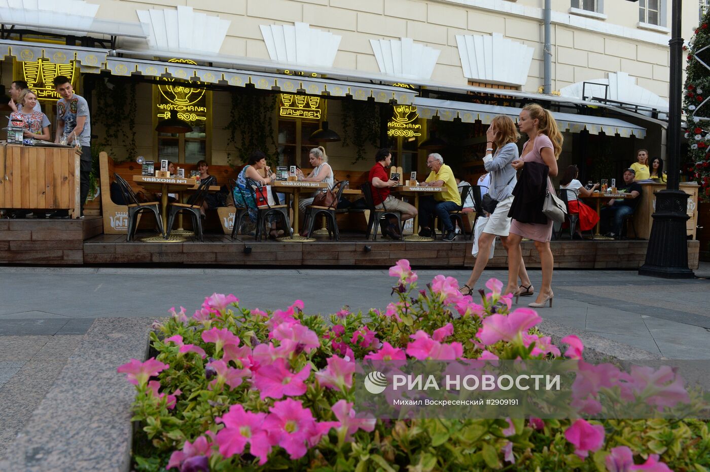 Летние веранды ресторанов и кафе Москвы