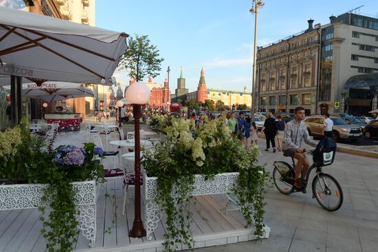 Летние веранды ресторанов и кафе Москвы