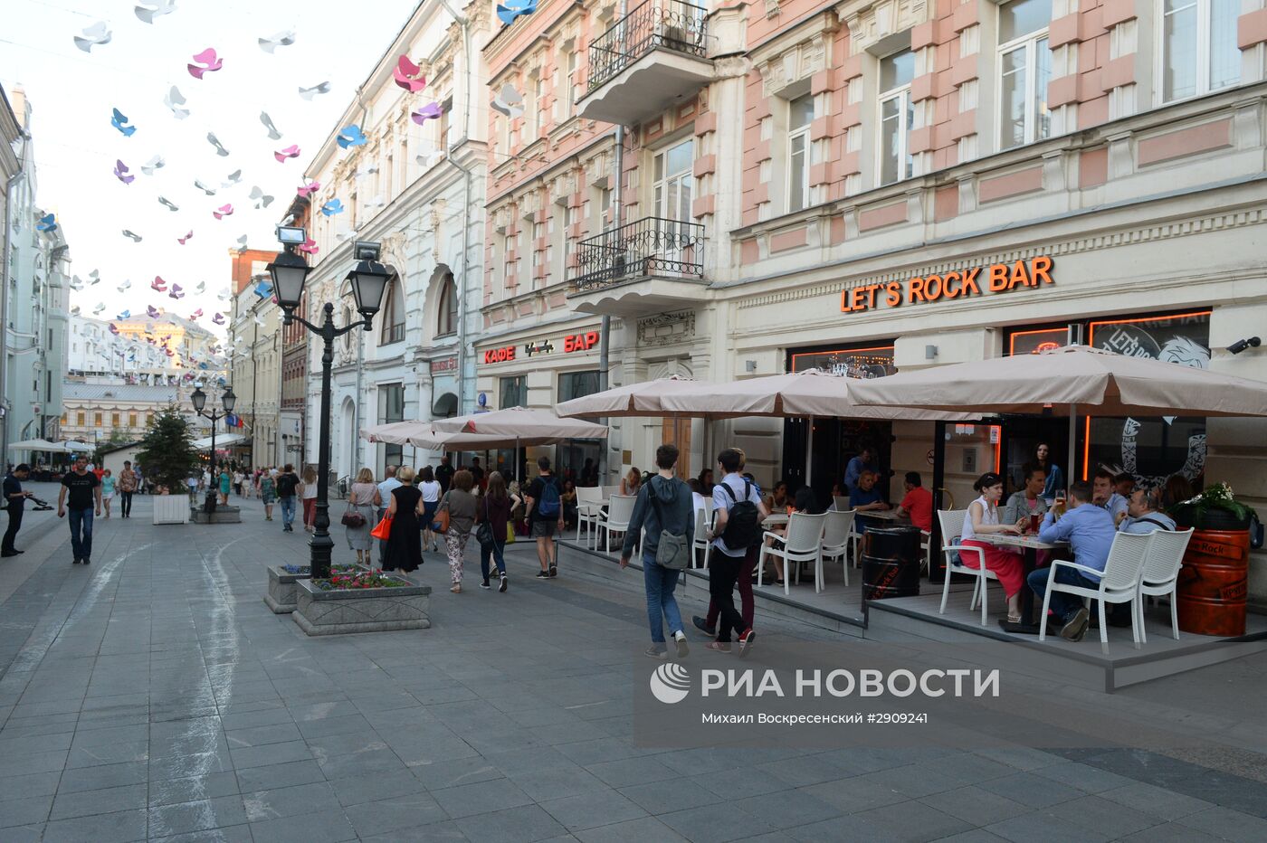 Летние веранды ресторанов и кафе Москвы