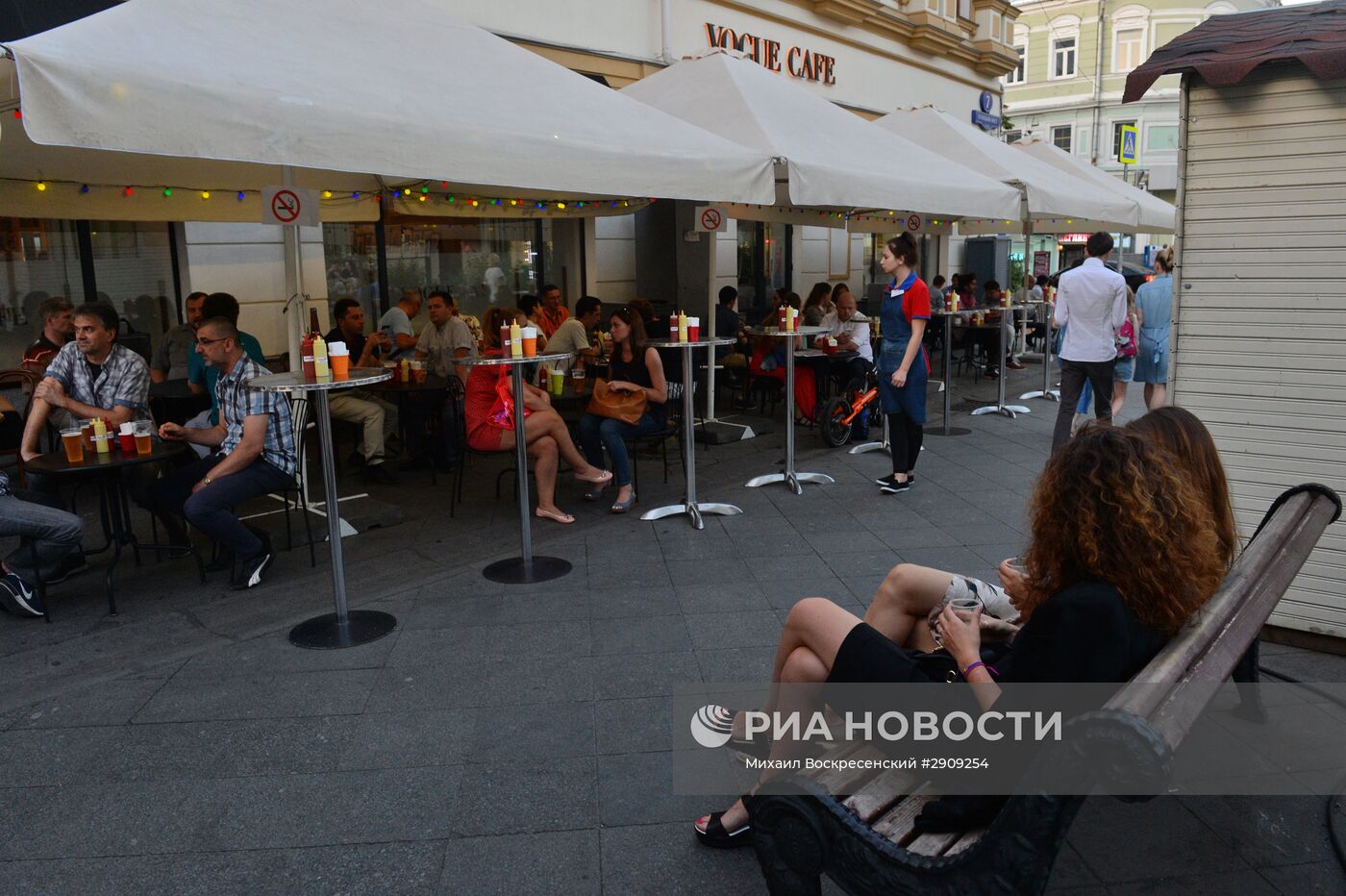 Летние веранды ресторанов и кафе Москвы