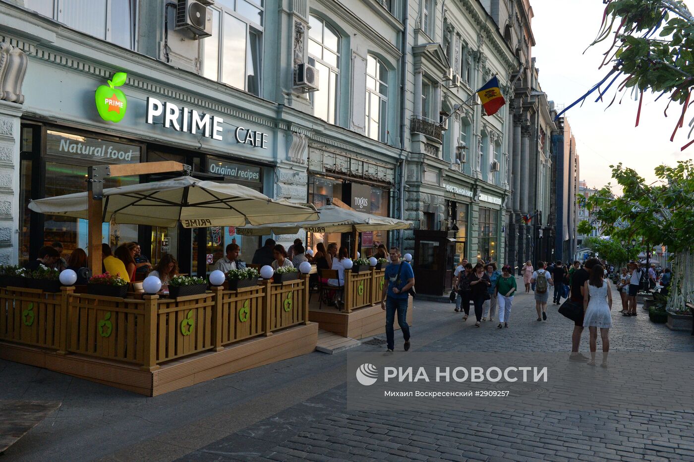 Летние веранды ресторанов и кафе Москвы