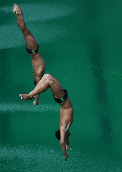 Олимпиада 2016. Синхронные прыжки в воду. Мужчины. Трамплин 3 м