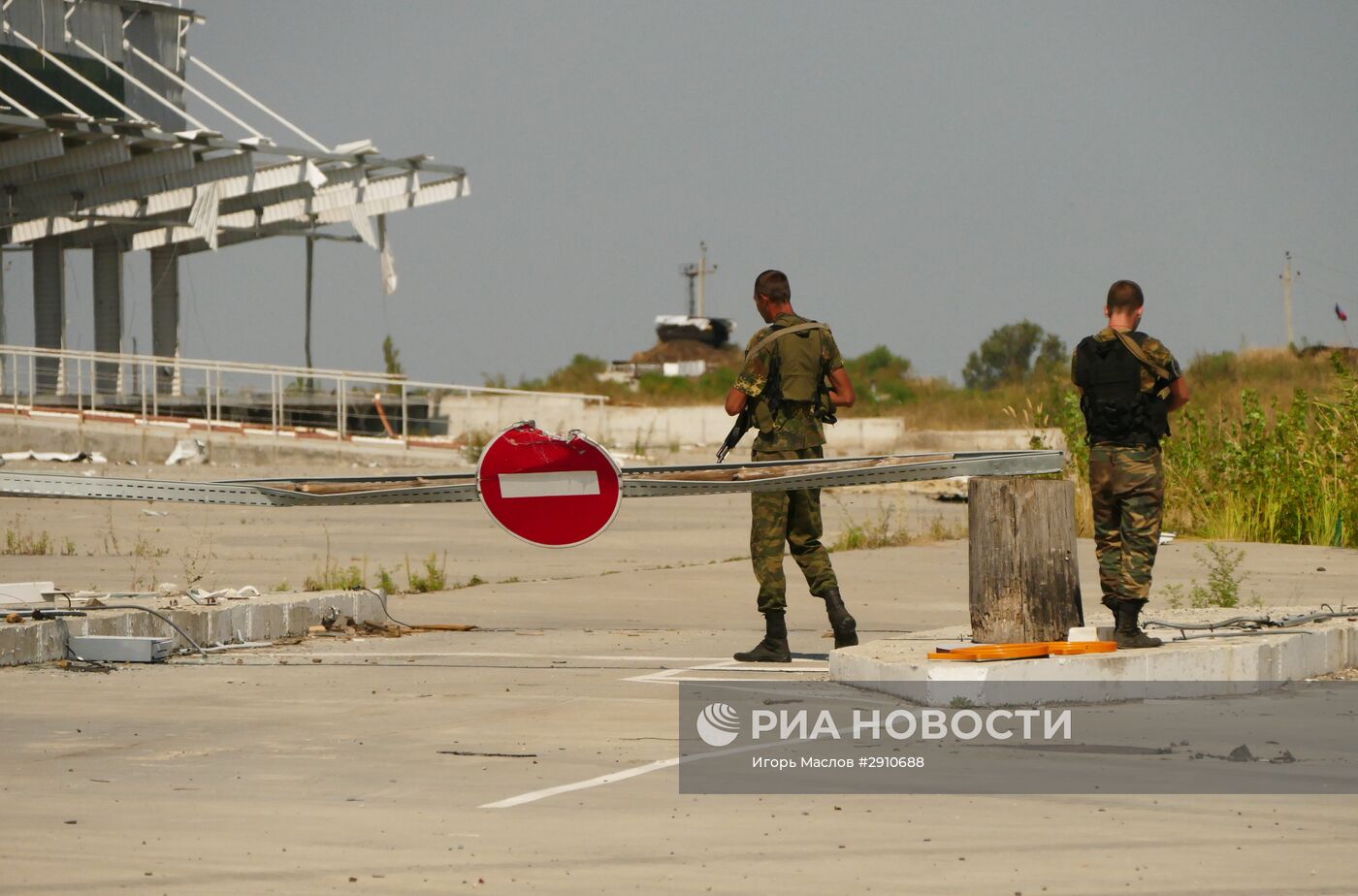 Последствия обстрела Донецкой фильтровальной станции