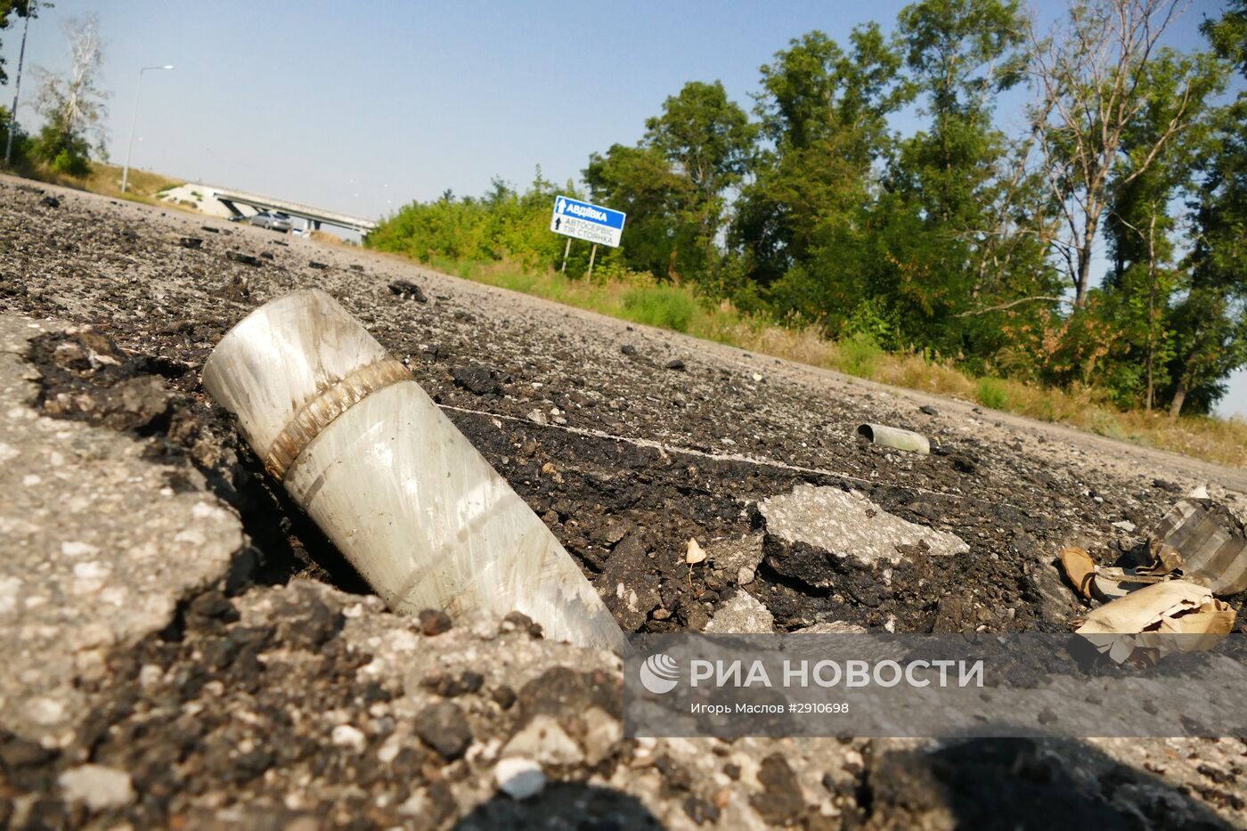 Последствия обстрела Донецкой фильтровальной станции