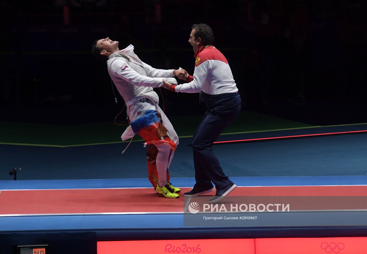 Олимпиада 2016. Фехтование. Мужчины. Рапира. Командное первенство | РИА  Новости Медиабанк