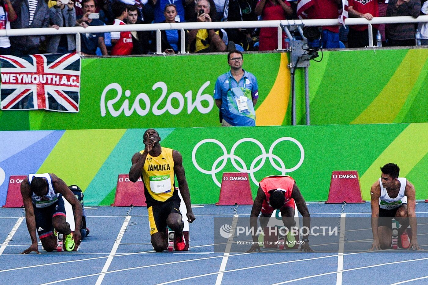 Олимпиада 2016. Легкая атлетика. Мужчины. Бег 100 м