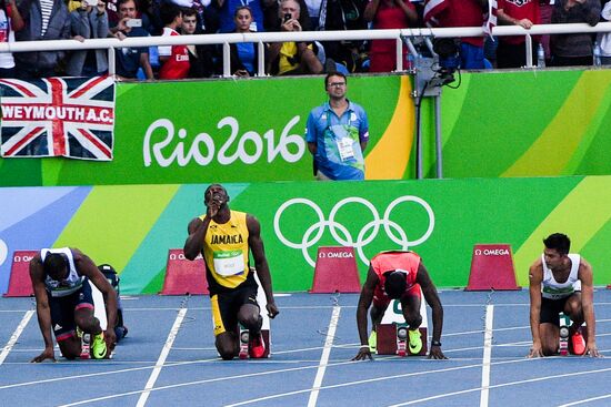 Олимпиада 2016. Легкая атлетика. Мужчины. Бег 100 м