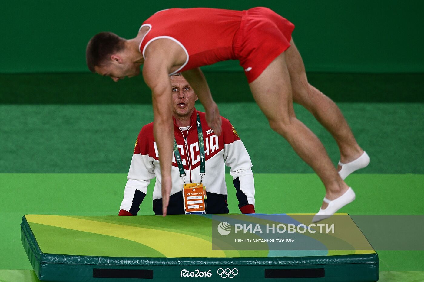 Олимпиада 2016. Прыжки на батуте. Мужчины