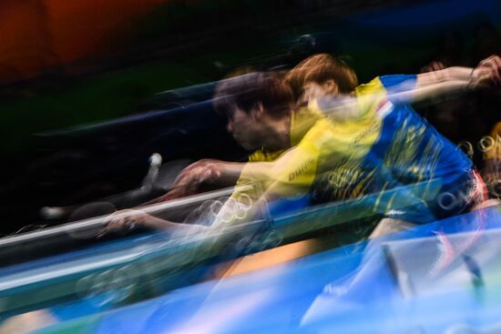 Олимпиада 2016. Настольный теннис. Женщины. Командное первенство. Второй день