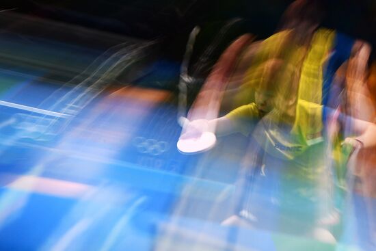 Олимпиада 2016. Настольный теннис. Женщины. Командное первенство. Второй день