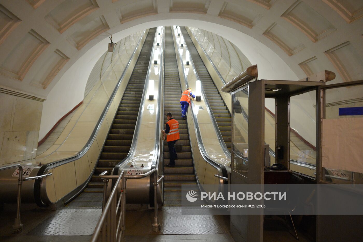 Ремонтные работы на центральном участке Замоскворецкой линии московского метро