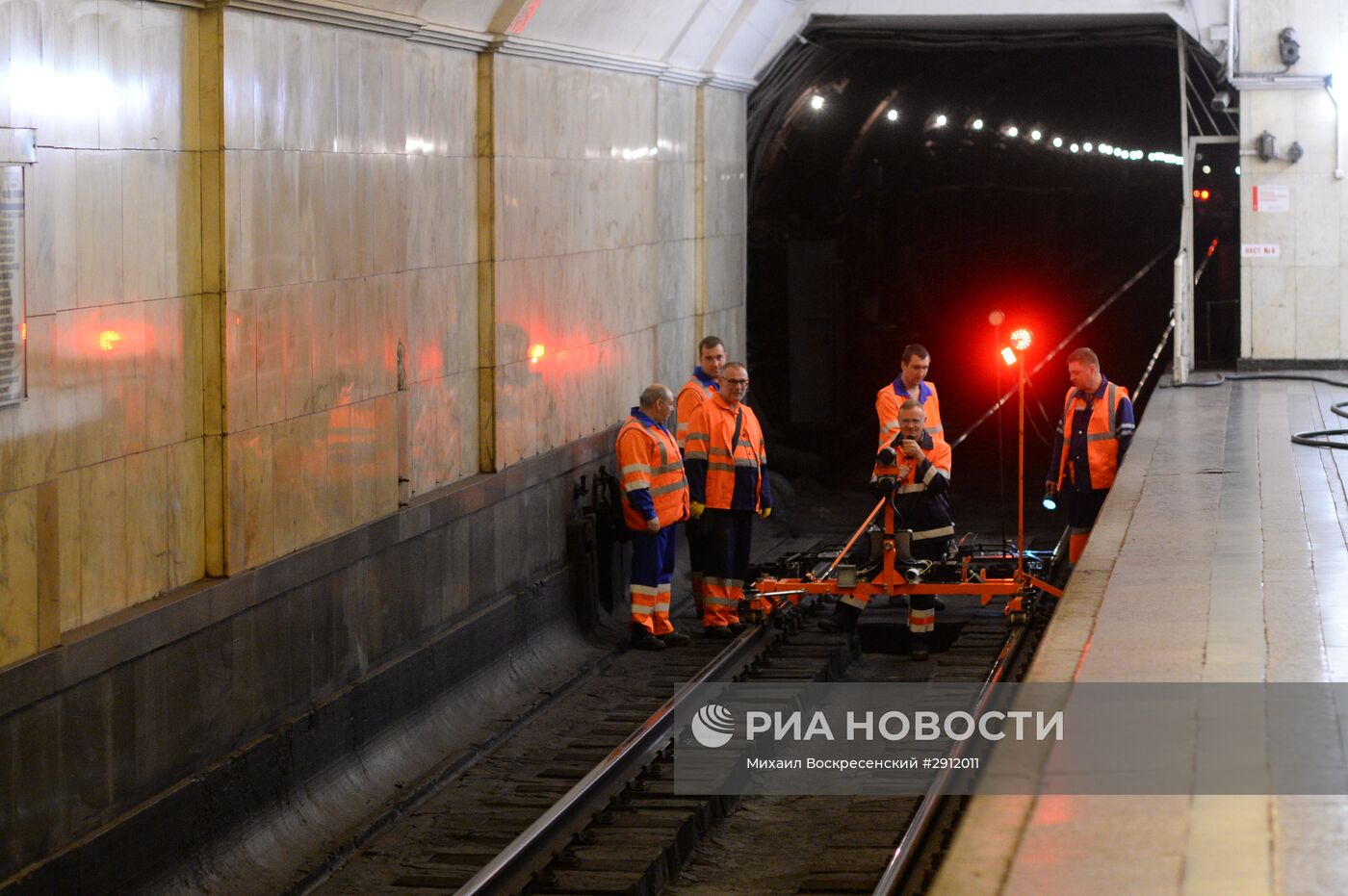 Ремонтные работы на центральном участке Замоскворецкой линии московского метро