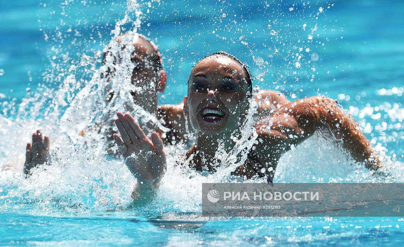 Олимпиада 2016. Синхронное плавание. Дуэты. Произвольная программа. Предварительный рануд