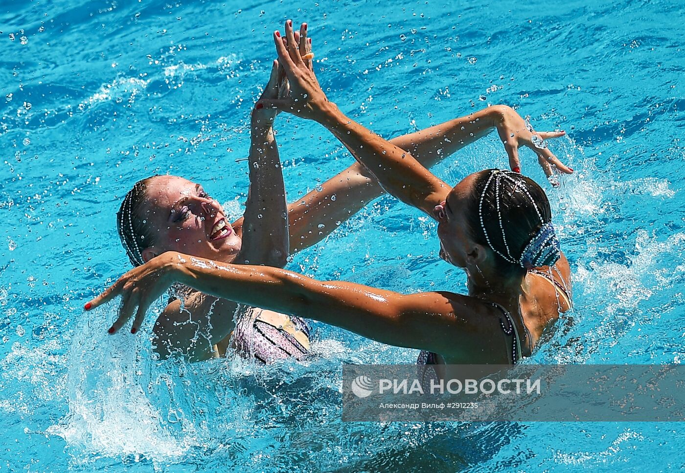 Олимпиада 2016. Синхронное плавание. Дуэты. Произвольная программа. Предварительный раунд