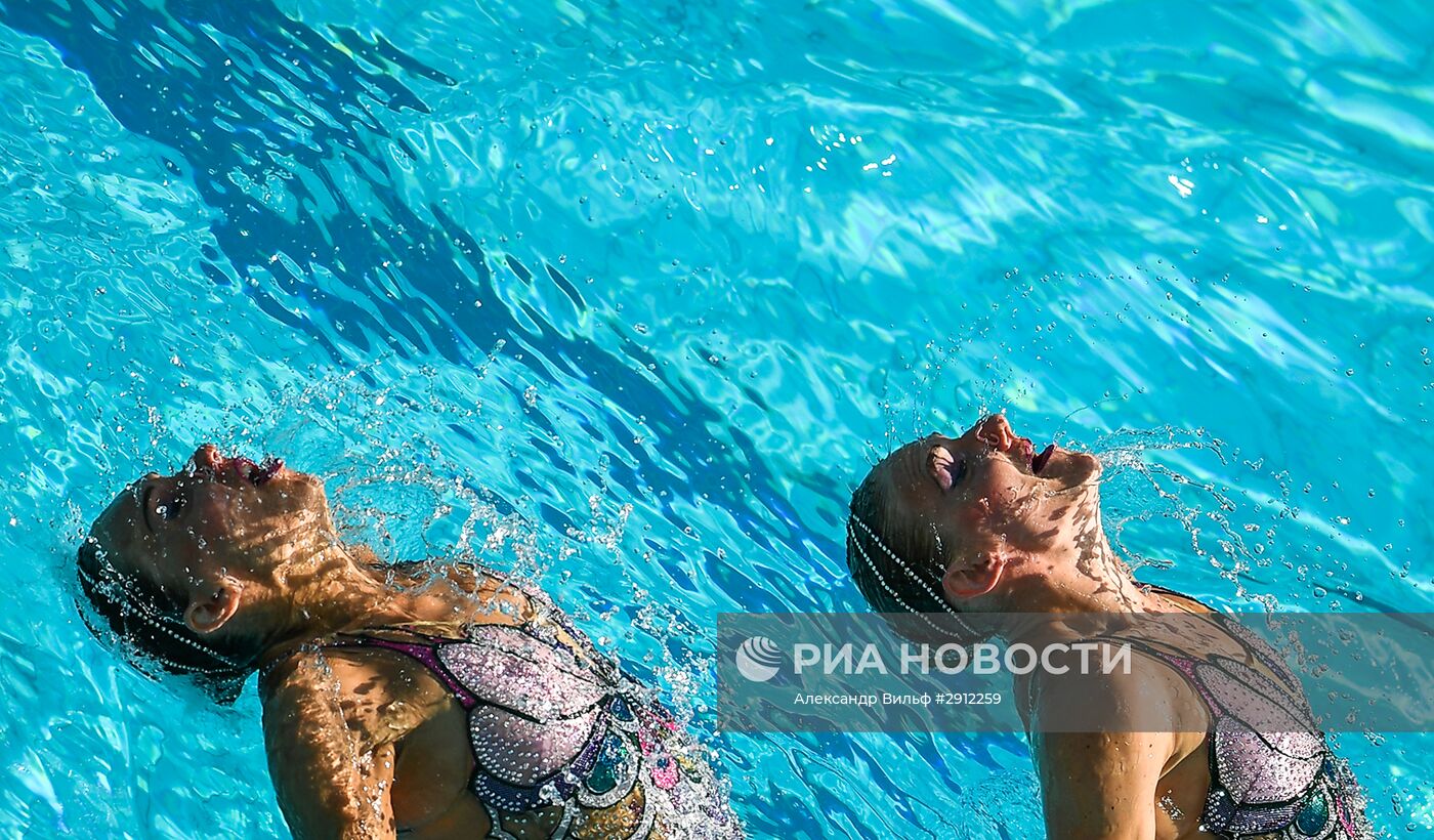 Олимпиада 2016. Синхронное плавание. Дуэты. Произвольная программа. Предварительный раунд