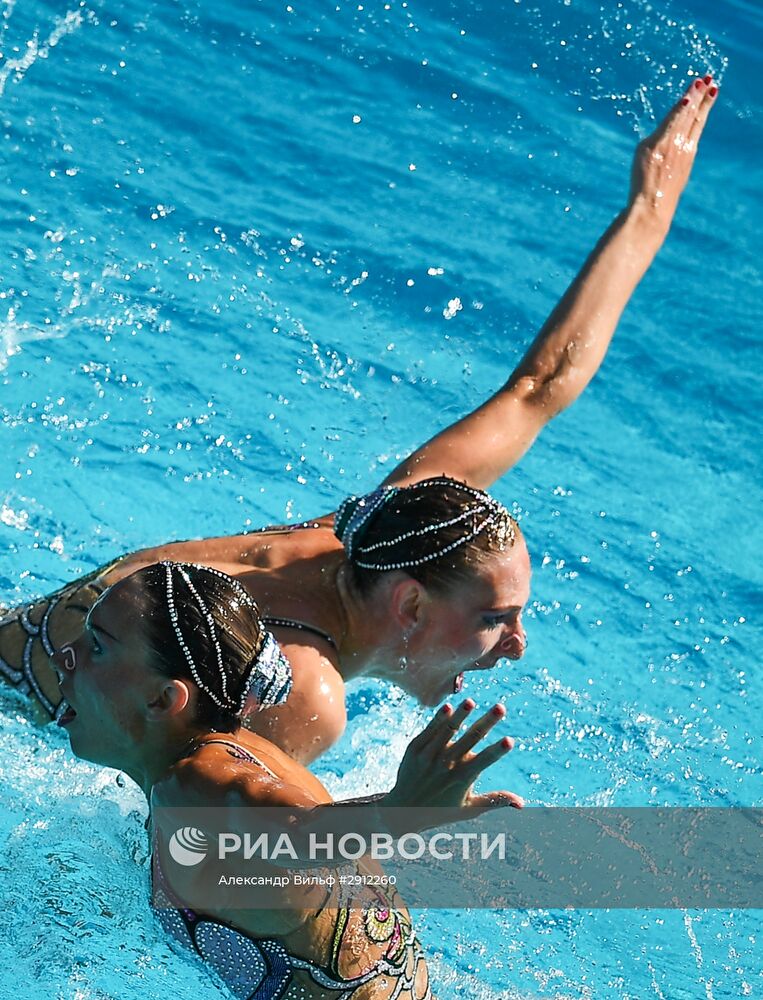 Олимпиада 2016. Синхронное плавание. Дуэты. Произвольная программа. Предварительный раунд