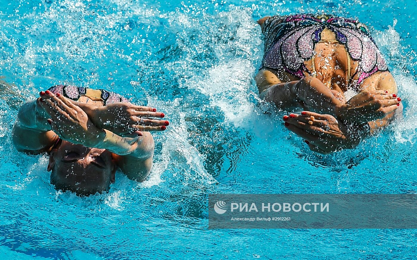 Олимпиада 2016. Синхронное плавание. Дуэты. Произвольная программа. Предварительный раунд