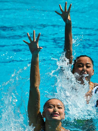 Олимпиада 2016. Синхронное плавание. Дуэты. Произвольная программа. Предварительный раунд