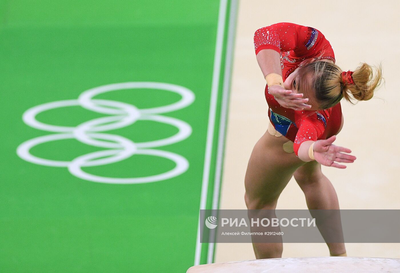 Олимпиада 2016. Спортивная гимнастика. Женщины. Опорный прыжок