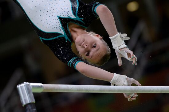 Олимпиада 2016. Спортивная гимнастика. Женщины. Разновысокие брусья