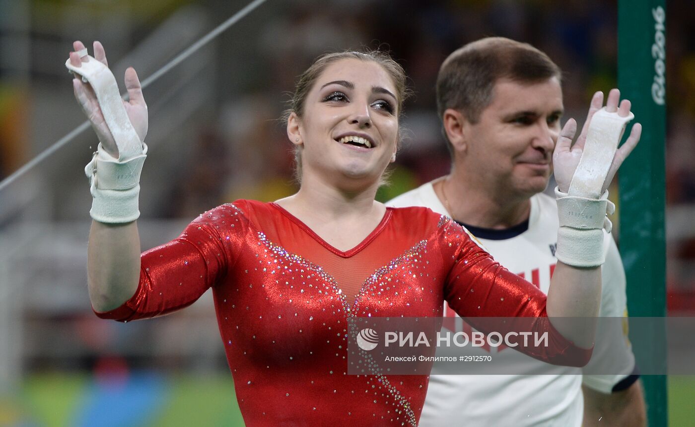 Олимпиада 2016. Спортивная гимнастика. Женщины. Разновысокие брусья