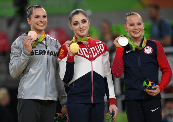 Олимпиада 2016. Спортивная гимнастика. Женщины. Разновысокие брусья