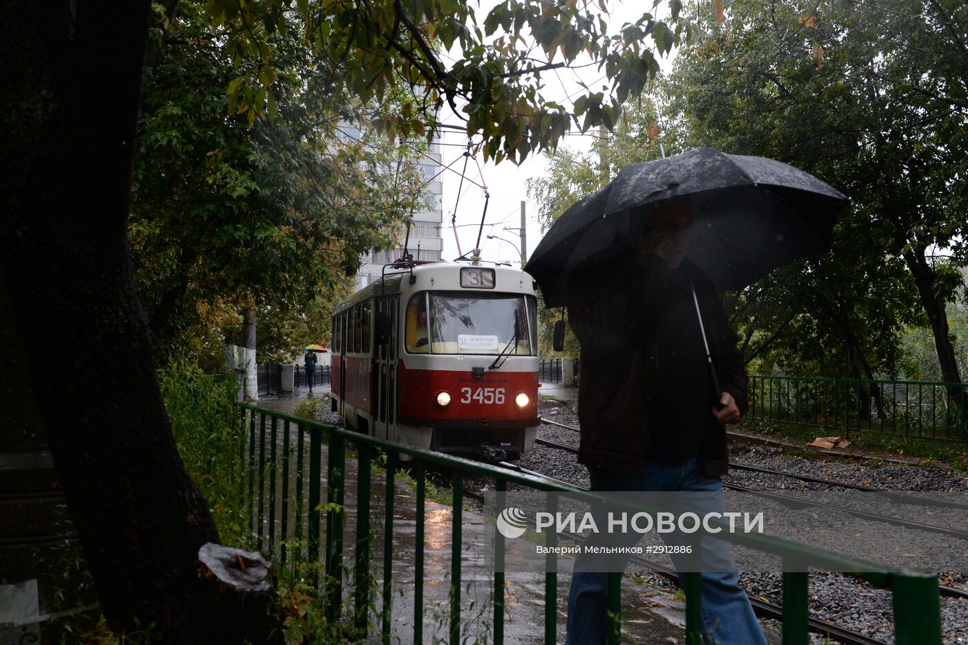Дождь в Москве