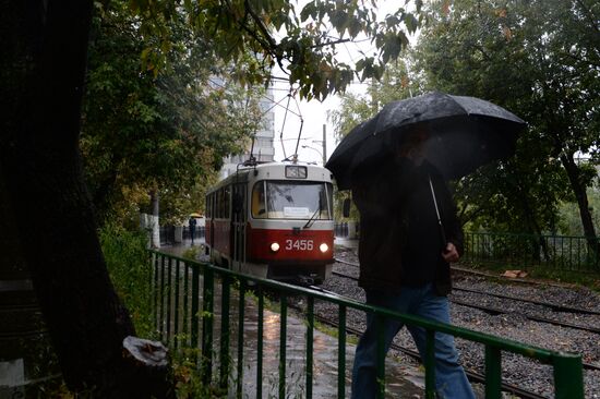 Дождь в Москве