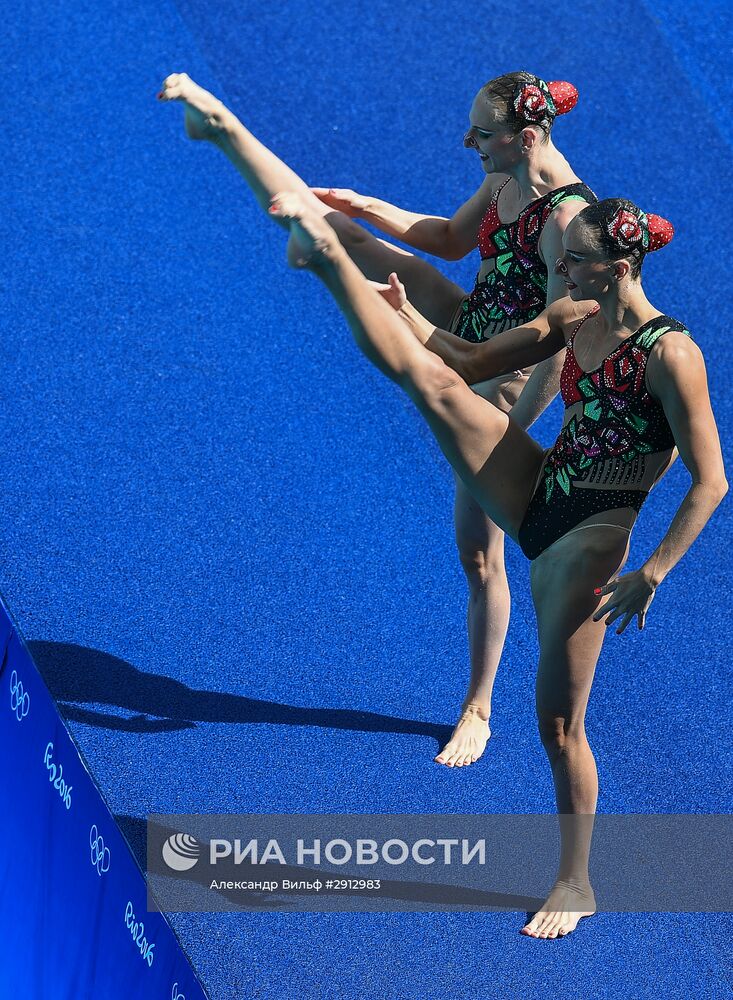 Олимпиада 2016. Синхронное плавание. Дуэты. Техническая программа