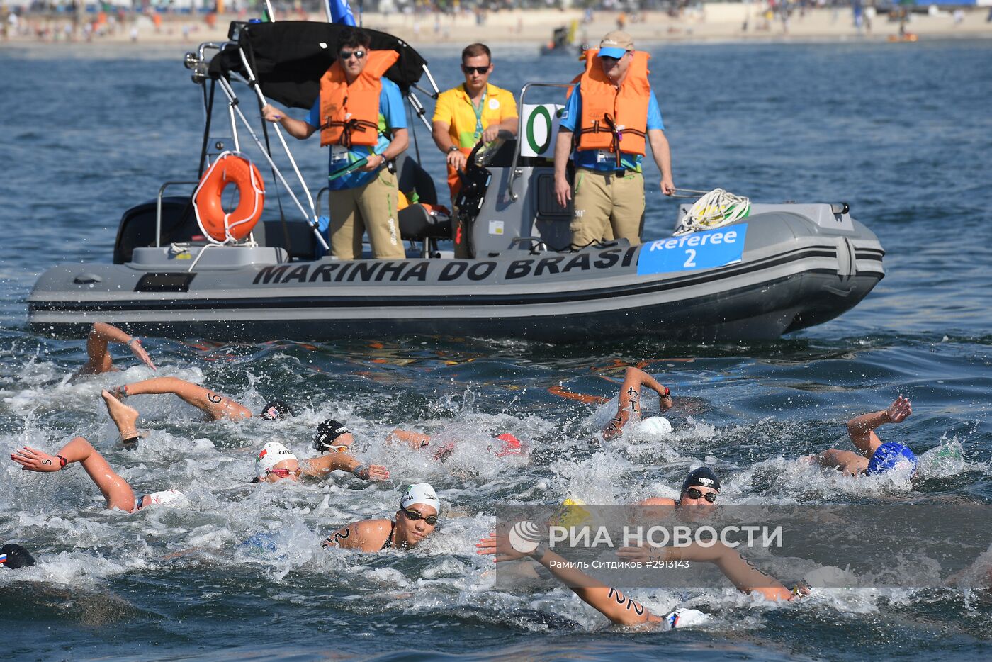 Олимпиада 2016. Плавание. Открытая вода 10 км. Женщины