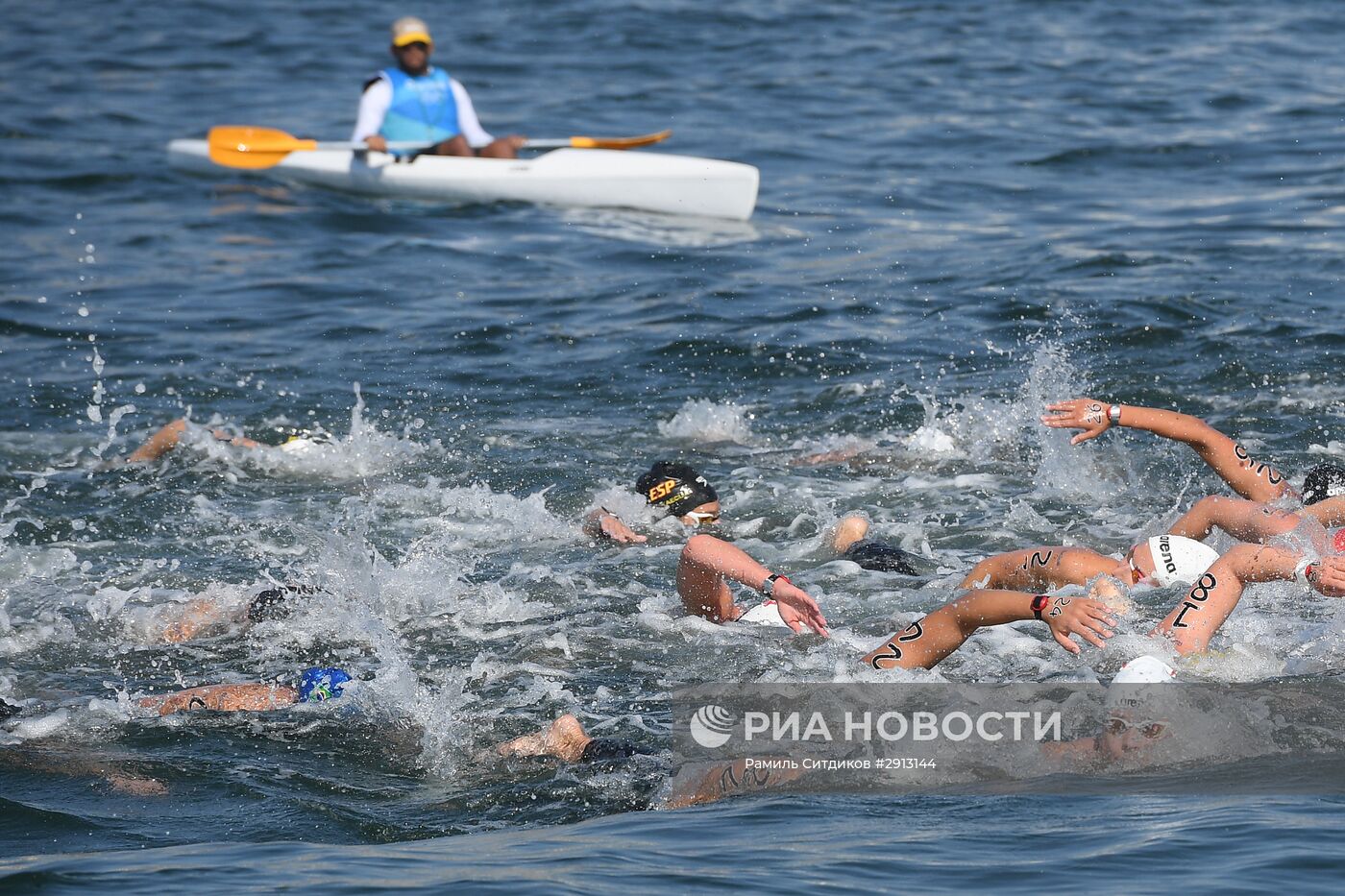 Олимпиада 2016. Плавание. Открытая вода 10 км. Женщины