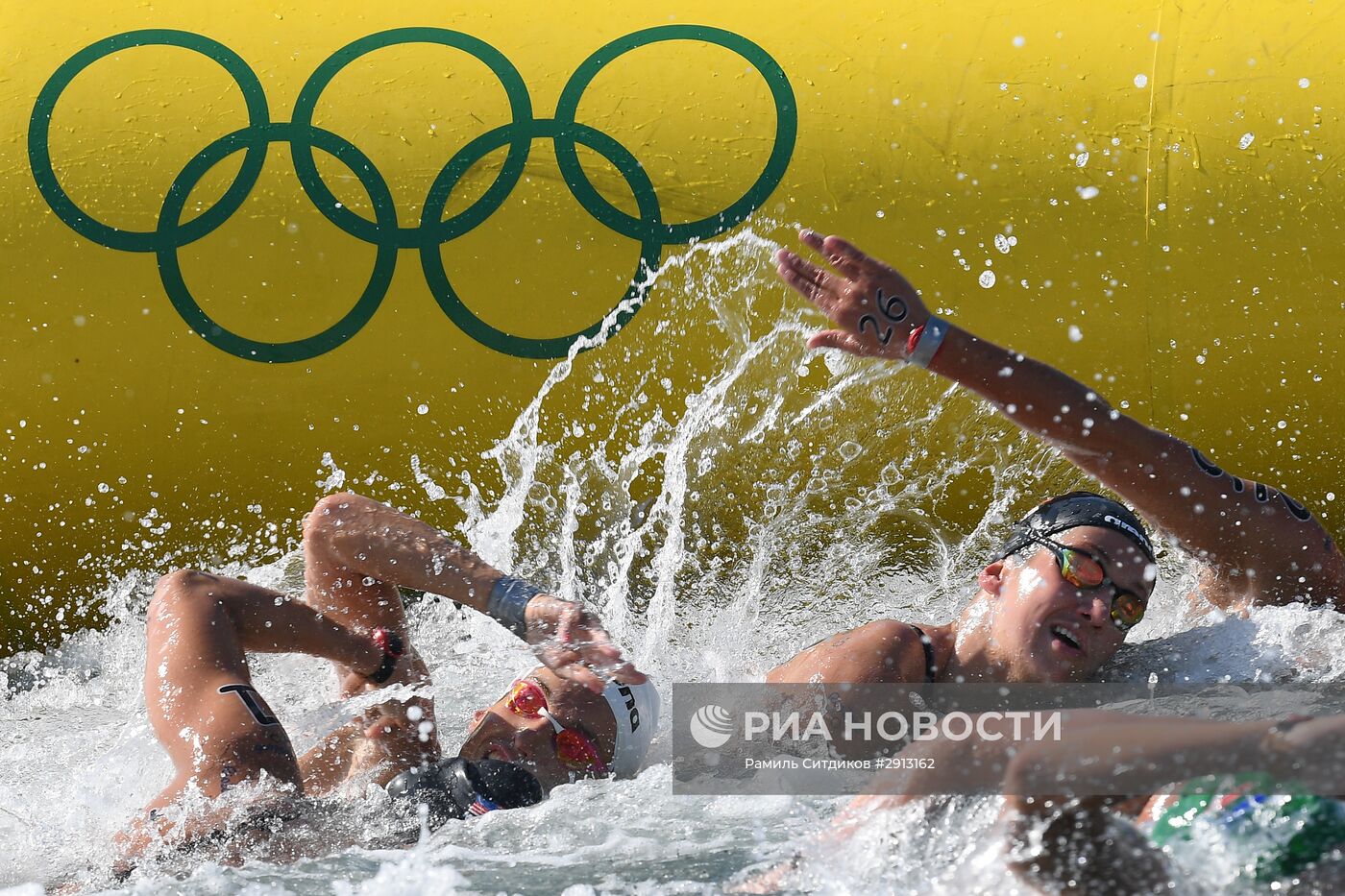 Олимпиада 2016. Плавание. Открытая вода 10 км. Женщины