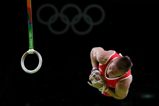 Олимпиада 2016. Спортивная гимнастика. Мужчины. Кольца