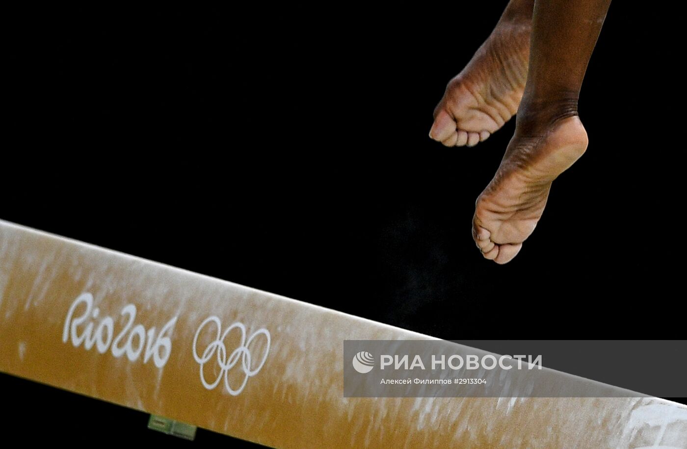 Олимпиада 2016. Спортивная гимнастика. Женщины. Бревно